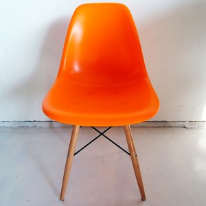 画像1: イームズ サイドシェルチェア　（Eames Shell Side Chair）　オレンジ