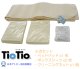 最安値！在庫限り！国産 高品質 マットレス用TioTio寝装品3点セット ベッド　パッド、セミダブルサイズ　アイボリー