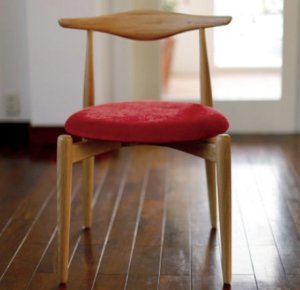 画像2: Ｌｉｐ　Ｃｈａｉｒ　リップチェア　10色　ホワイトオーク無垢ライト色