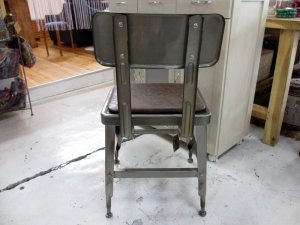 画像4: メタルチェア（ガンメタル）