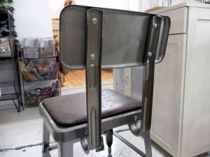 画像6: メタルチェア（ガンメタル）