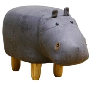 animal　stool　アニマル　スツール　(カバ)　BK　ライノ家具店