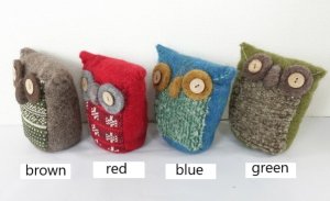ＯＷＬ　フエルト　モダン　ふくろう　小　ライノ家具店