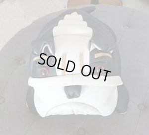 ブルドッグ　レザー　オブジェ　ぬいぐるみ　ライノ家具店