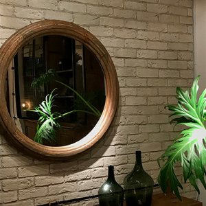 MOSH モッシュ ラウンド ミラー レーゲン Regen ライノ家具店