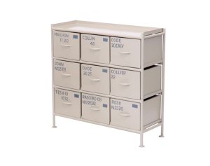 9杯引出しチェスト MSG BE　ライノ家具