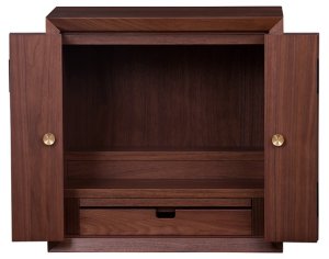 ブツダン NB01　ウォールナット　家具店ライノ