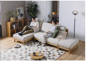 マナー　カウチソファ　家具店ライノ