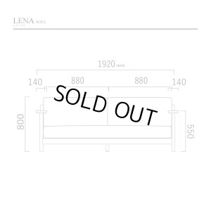 SOFA LENA　3Pソファ　家具店ライノ