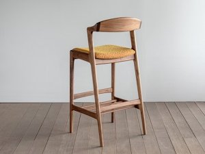 ユナC　カウンターチェア(棚付き)　家具店ライノ