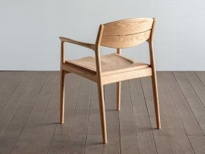 ユーロWA アームレスチェア　家具店ライノ