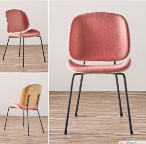 9015 チェア　ピンク　家具店ライノ