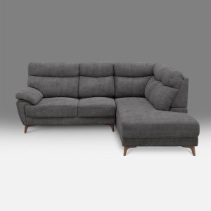 カウラ カウチソファ　グレー　家具店ライノ