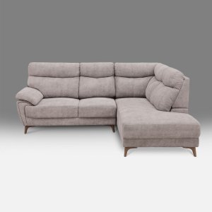 カウラ カウチソファ　ライトグレー　家具店ライノ