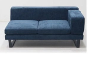 ペット　2.5Pソファ　ブルー　家具店ライノ