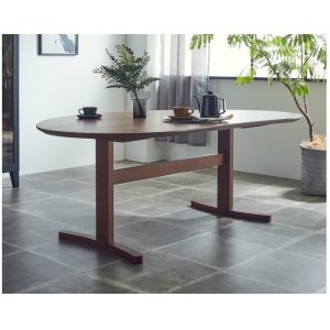 画像: ダイニングテーブル スズメ　DINING TABLE SUZUME　W1400　ブラウン　日本製