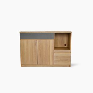 画像: OTOM Oak Door Counter　オートム オーク ドア カウンター　W1200　日本製