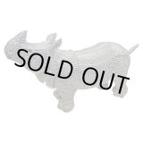 画像: キラキラ　サイ　Animal Object　W540　サイ約30%off