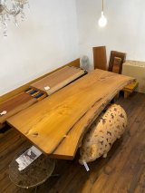 画像: ケヤキ 無垢 一枚板 W2120