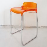 画像: TIFFANY STOOL Orange　- ティファニー スツール　クリアオレンジ -