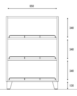 画像5: ANTIS OPEN SHELF(アンティスオープンシェルフ) 900サイズ 