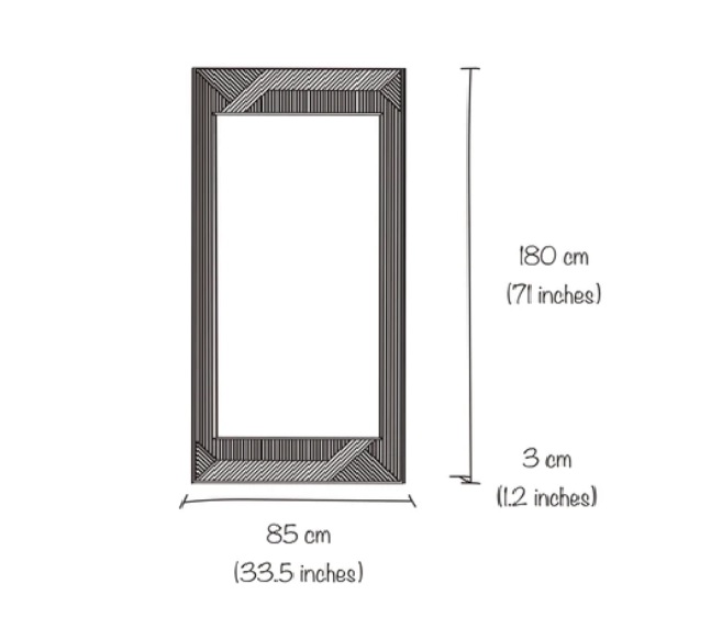 HAS MIRROR　ミラー　家具店ライノ