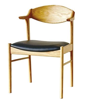 画像1: クヴィスト 3型 ハーフアーム チェア　W500　オーク