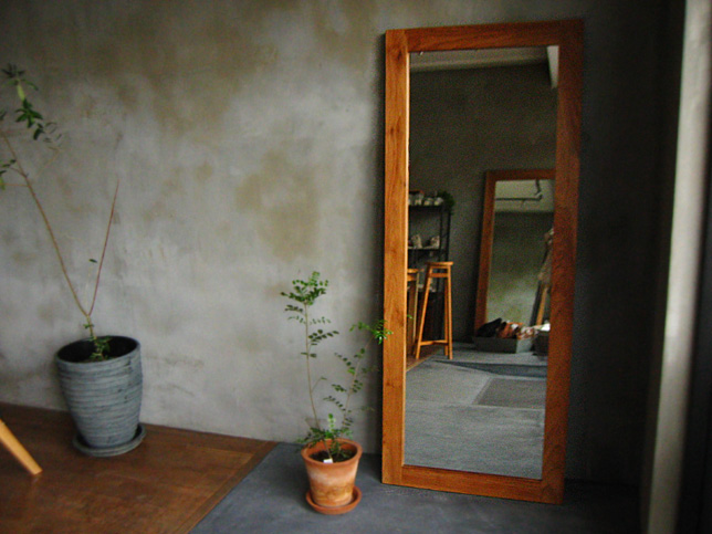 画像1: OLD TEAK MIRROR （M）