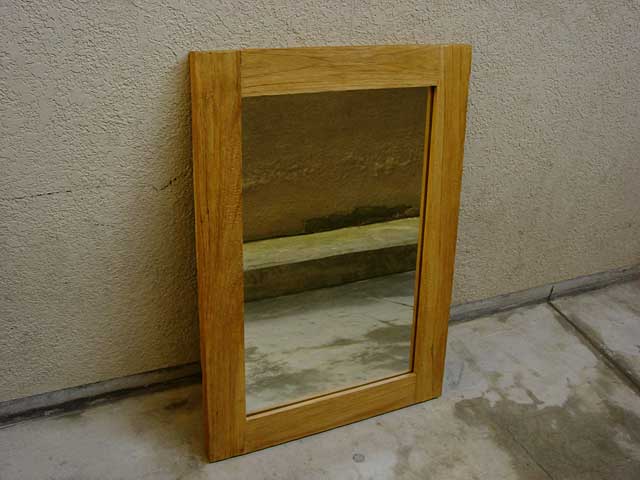 画像: OLD TEAK MIRROR （Ｓ）　ア・デペシュ